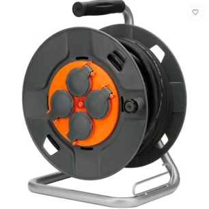 Enrouleur chantier HO7RN-F 4 prises 16A 3G1,5mm² 25 mètres + coupe-circuit - Zenitech