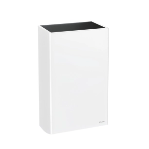 poubelle rectangulaire murale