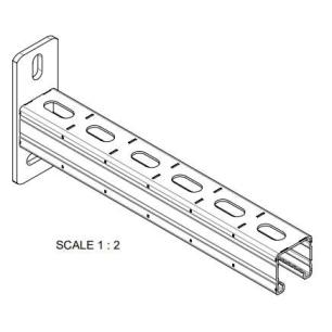 console strut 41x41x2 ez l600