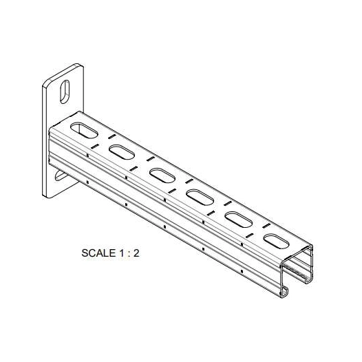console strut 41x41x2 ez l750