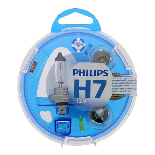 coffret h7 5 lampes philips