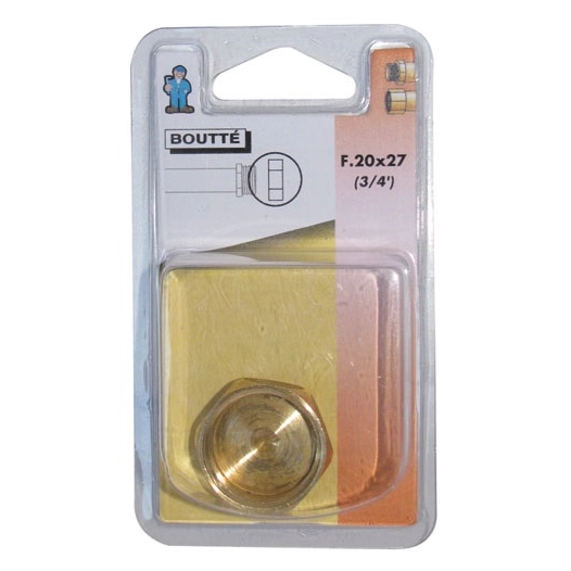 bouchon femelle 20x27 laiton sc - boutte