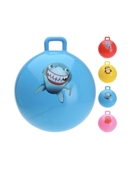 balle sautante motifs et couleurs assortis ø55cm