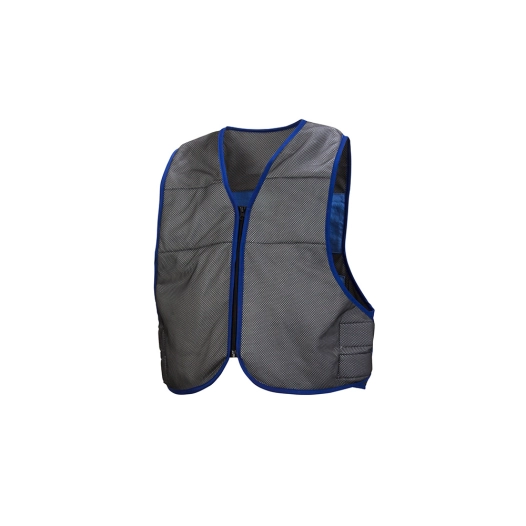 gilet rafraîchissant réutilisable cv100, gris, tailles m à xl