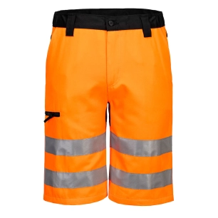 bermuda wx2 eco-conçu stretch - taille 33 - orange/noir - portwest