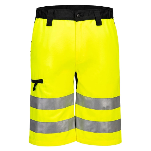 bermuda wx2 eco-conçu stretch - taille 33 - jaune/noir - portwest