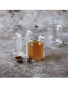 lot 2 tasses helya 10cl en verre borosilicate double paroi - selef ogoliving