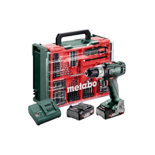 sb 18 l marteau perforateur sans fil, 18v 2 x 2ah li-power, chargeur sc 30, mallette de transport en plastique, atelier mobile