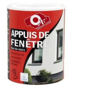 Peinture Appuis de fenêtre 1l blanc - OXI