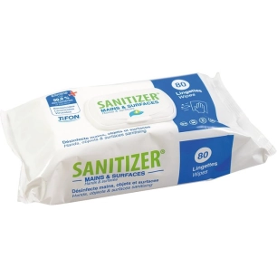 mains & surface 80 lingettes