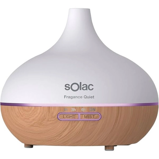solac humidificateur d'air aromatherapie - fragrance quiet