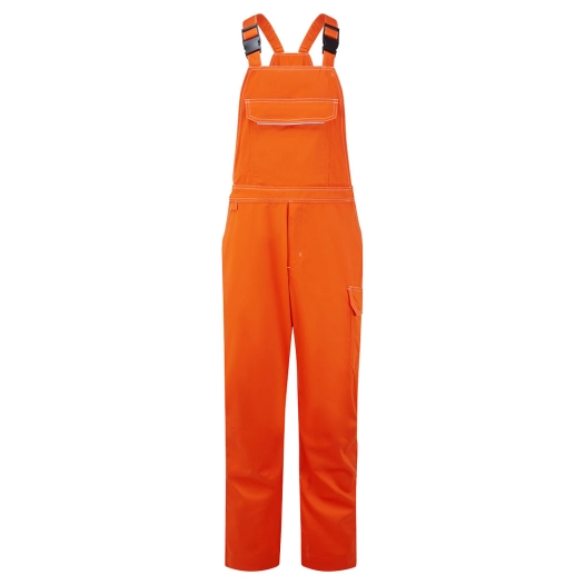 cotte à bretelles bizweld - taille m - orange - portwest