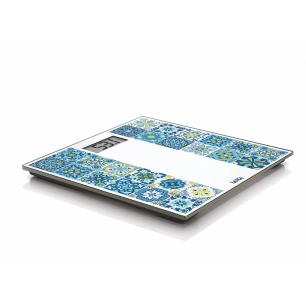 pèse-basse électronique avec batterie rechargeable charge maximale 180 kg modèle bleu