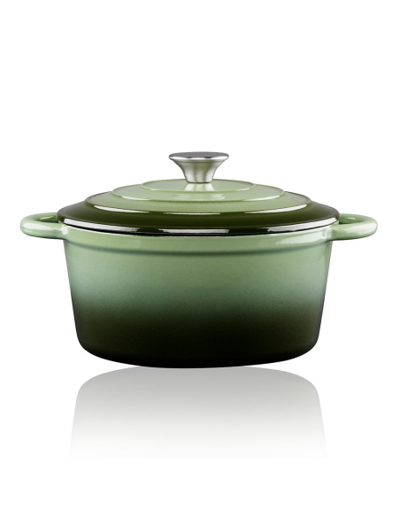 Cocotte Fonte Émaillée Alpina Cuisson uniforme et durable - Alpina