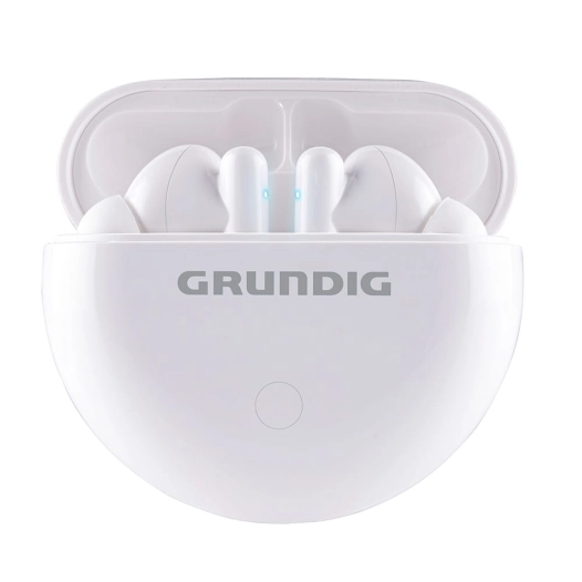 ecouteurs sans fil bluetooth avec etui blanc