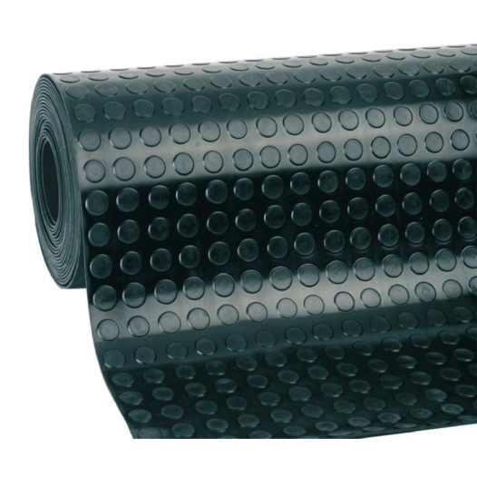 tapis caoutchouc-caoutchouc en forme de cercles 1 x 10 m