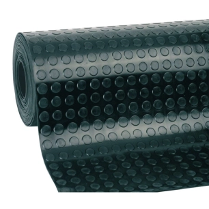 tapis caoutchouc-caoutchouc en forme de cercles 1 x 10 m