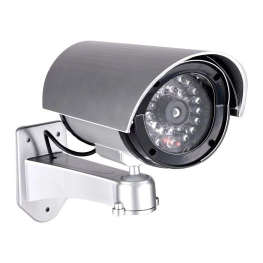 caméra de sécurité simulée type de balle couleur noire 11 x 8 x 17 cm