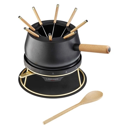 lagrange fondue héritage 3l 4 th° 8 pics en bois * - lagrange