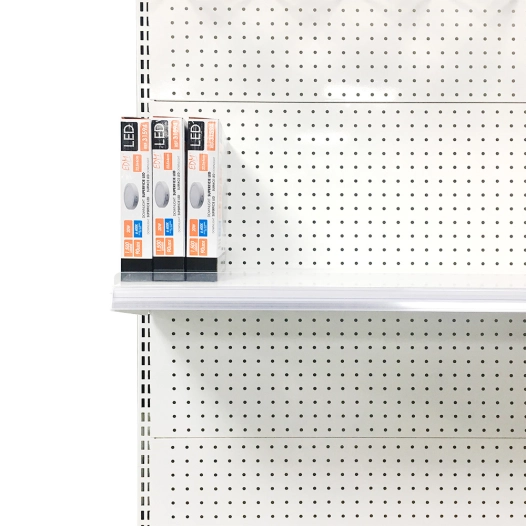 étagère edm blanche pour présentoir 00030, 00036, 00040 taille: 89 x 30,5 cm