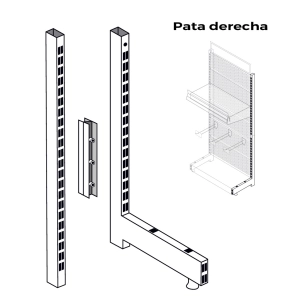 poste droit pour module 00030
