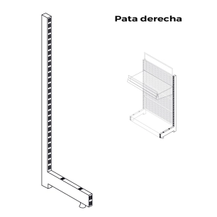poste droit pour module 00036