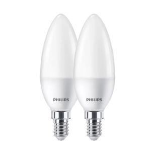ampoule bougie led e14 7 w 806 lm 4000 k lumière du jour, 2 unités