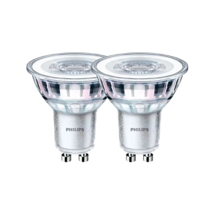 ampoule led gu10 4,6 w 355 lm 2700 k lumière chaude, 2 unités