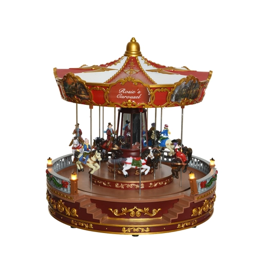 carrousel avec led 31 x 31 x 28 cm