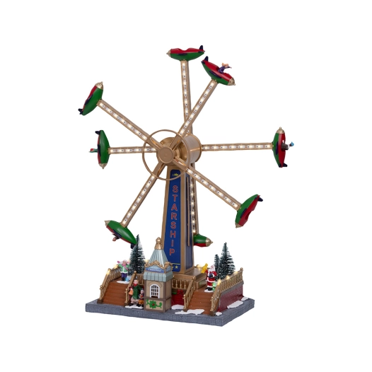 scène de noël avec led 36,5 x 19,00 x 47,60 cm