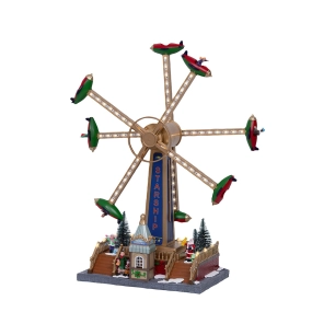 scène de noël avec led 36,5 x 19,00 x 47,60 cm