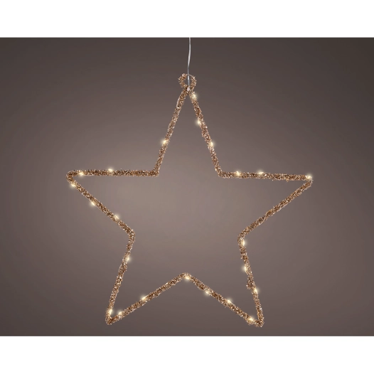 étoile lumineuse led décorative intérieure 38 x 38 cm