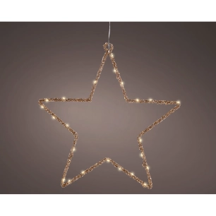 étoile lumineuse led décorative intérieure 38 x 38 cm