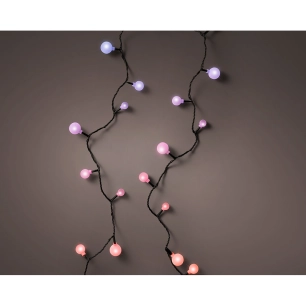 guirlande led multicolore exterieur 120 leds 9 m