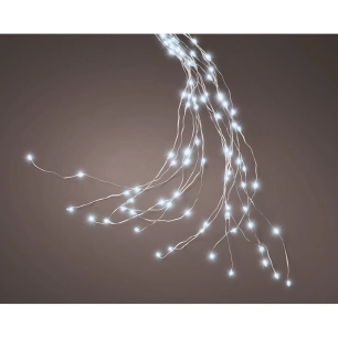 lumières d'arbre clignotantes d'extérieur 408 led couleur blanc froid 1,8 m