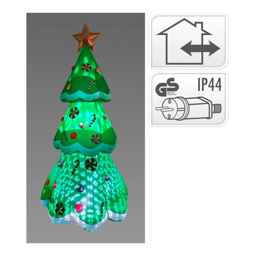 sapin de noël gonflable 220 x 200 x 270 mm