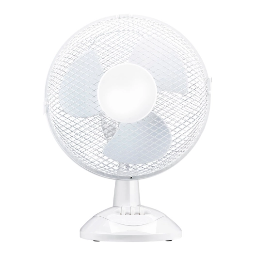 ventilateur de bureau 22 w, ø23 cm, blanc, 270 x 210 x 352 mm