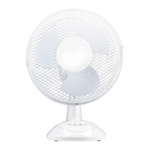 ventilateur de bureau 22 w, ø23 cm, blanc, 270 x 210 x 352 mm