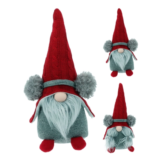 gnome avec cache-oreilles rouges, modèles variés