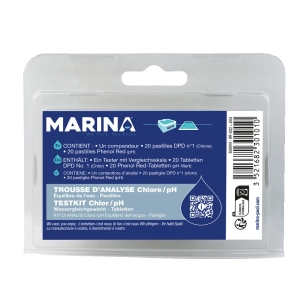trousse d'analyse chlore/ph pastilles trousse d'analyse chlore/ph pastilles - marina