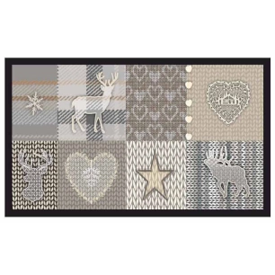 tapis velvet winter 45 x 75 cm tapis velvet winter 45 x 75 cm - mercury