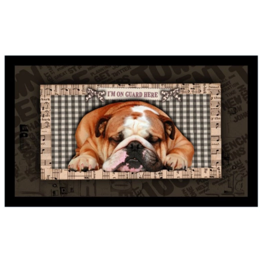 tapis velvet i'm on guard here 45 x 75 cm tapis velvet i'm on guard here 45 x 75 cm - mercury