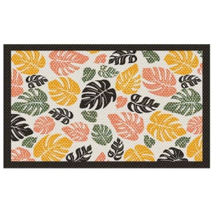 tapis velvet summerleafs 2 45 x 75 cm tapis velvet summerleafs 2 45 x 75 cm - mercury