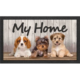 tapis format classic my home chiots 40 x 68 cm tapis format classic my home chiots 40 x 68 cm - euroflock division