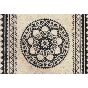 tapis coco imprimé mandala 40 x 60 cm tapis coco imprimé mandala 40 x 60 cm - btb