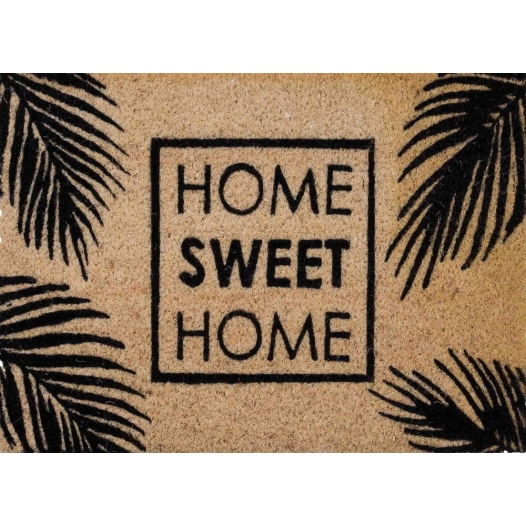 tapis coco imprimé home sweet home 40 x 60 cm tapis coco imprimé home sweet home 40 x 60 cm - btb