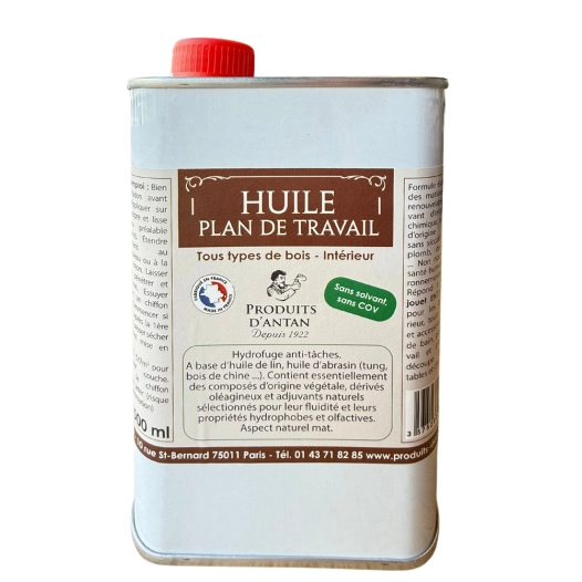 huile pour plan de travail en bois 250 ml huile pour plan de travail en bois 250 ml - produits d'antan