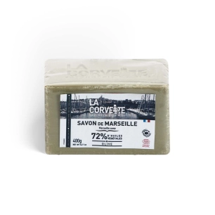 pain de savon de marseille à l'huile d'olive 72% végétal 400 g pain de savon de marseille à l'huile d'olive 72% végétal 400 g -