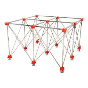 table de travail rétractable 120 x 120 cm
