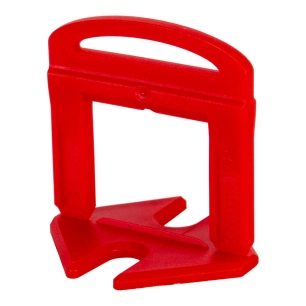 bride delta level system 3 mm / 6-15 mm, rouge, sachet de 100 pièces